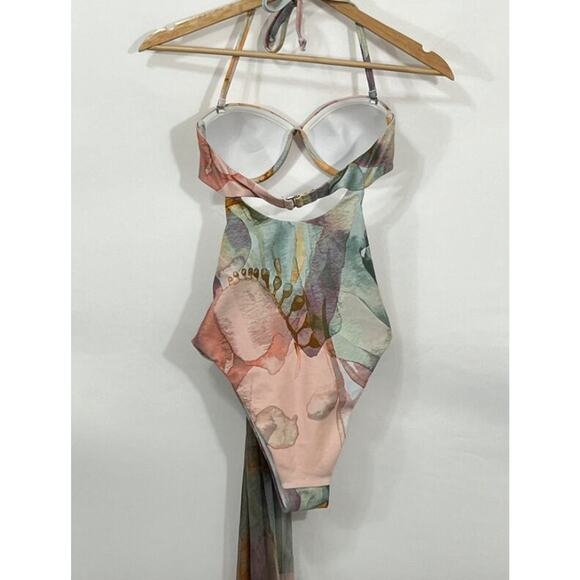 ANDREA IYAMAH Sz S Small Ando 1pc Swimsuit Convertible Tie Scarf NWT - Picture 4 of 16